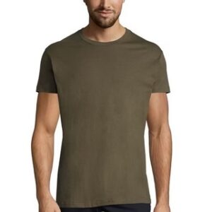 SOL'S 11500 - T-shirt Col Rond Homme Impérial Confort - qualité supérieure - coton semi-peigné
